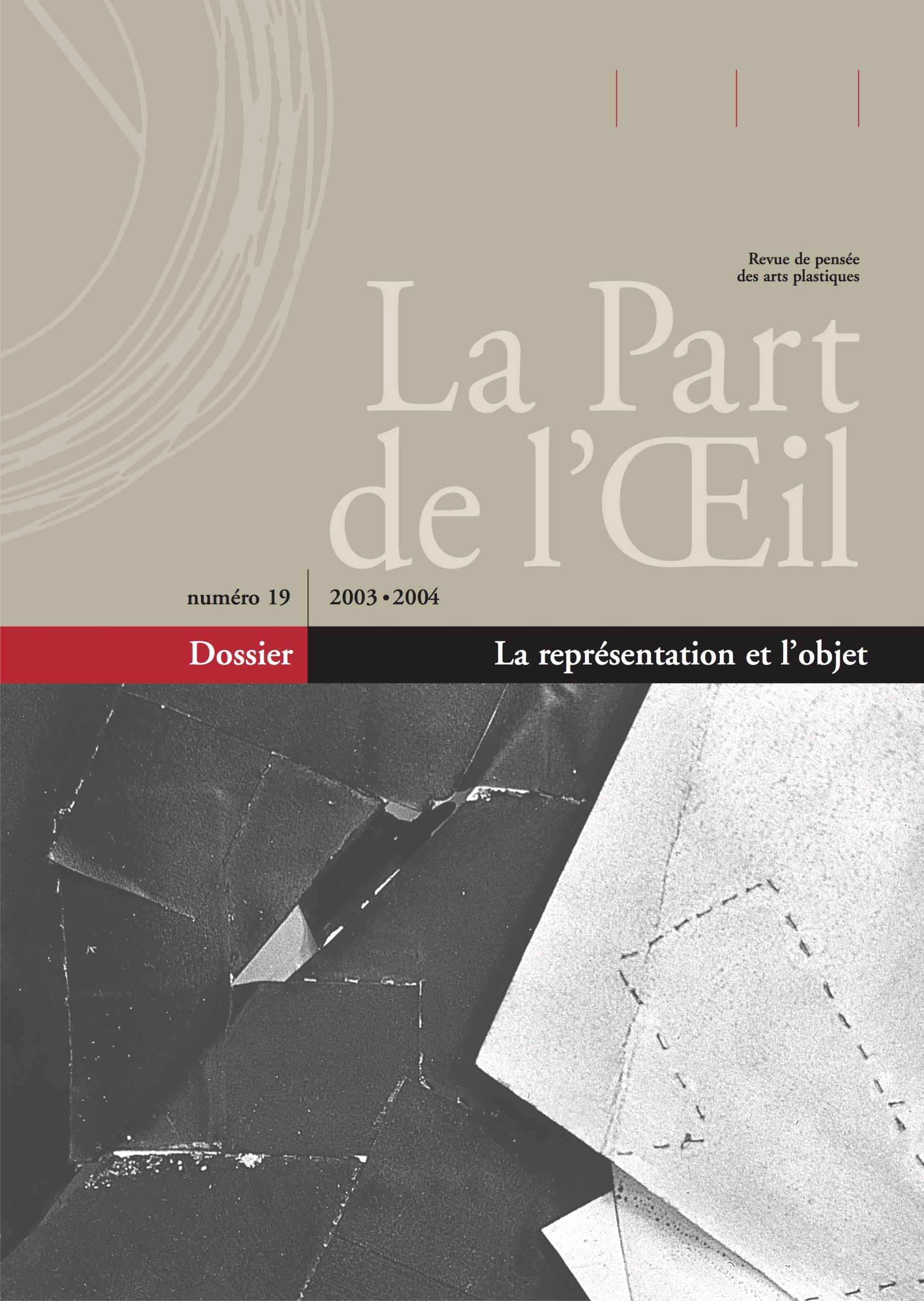 La représentation et l’objet