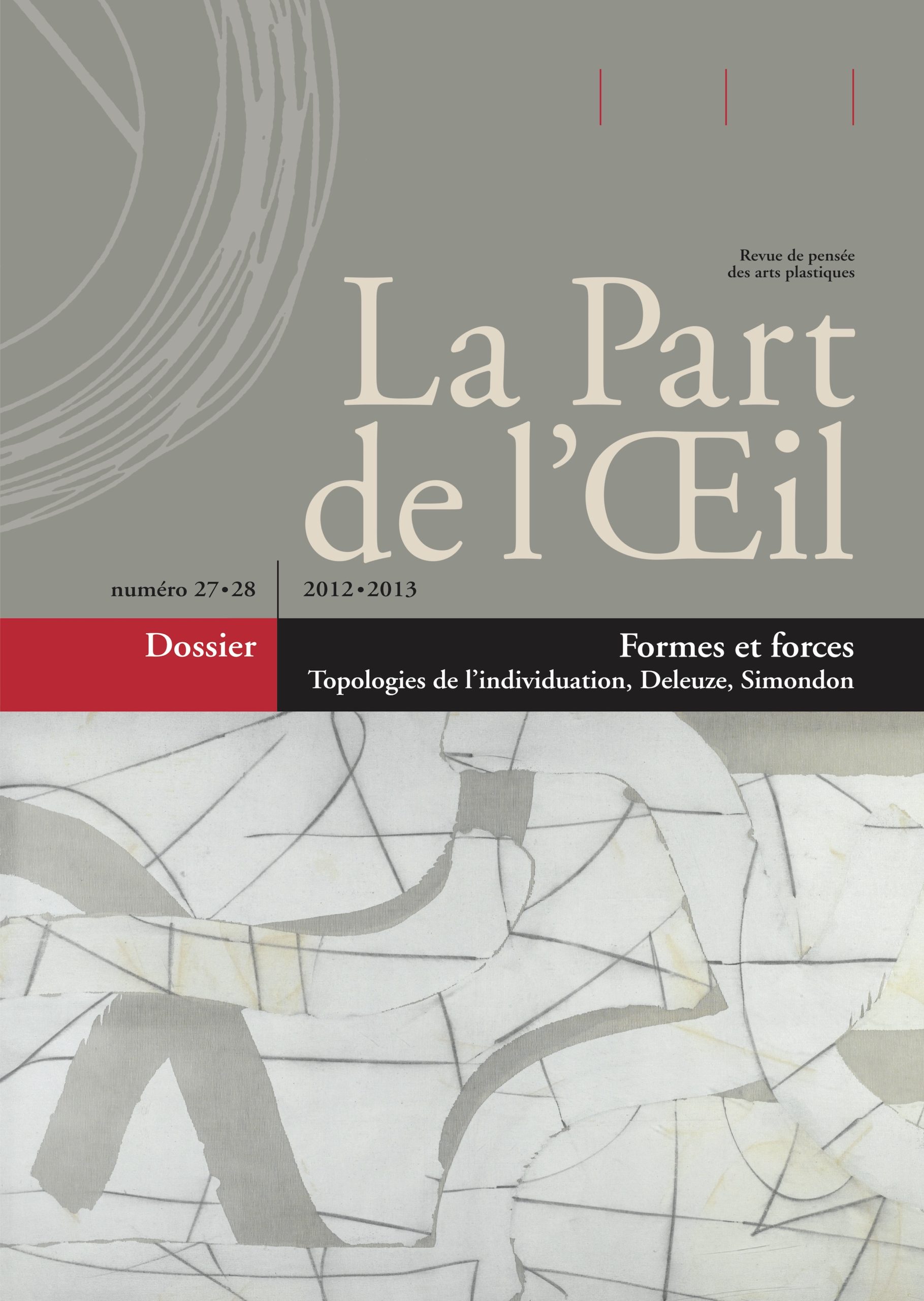 Formes et forces – Topologies de l'individuation, Deleuze, Simondon